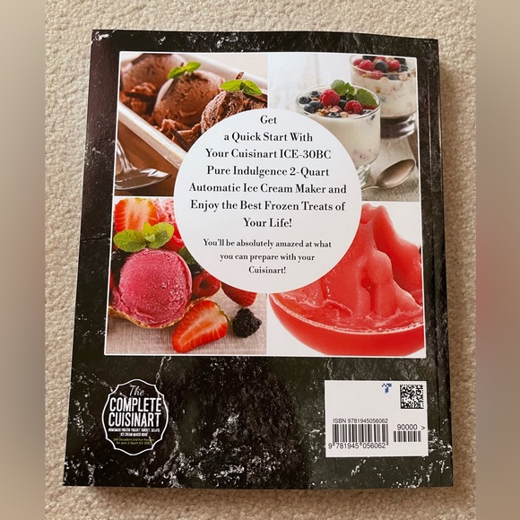 Cuisinart Homemade Frozen Yogurt, Sorbet, Gelato, Ice Cream Maker Book - Picture 2 of 11